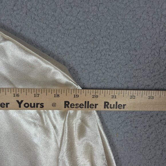 Free People Shirt Womens Size Medium Shooting For The Moon Button Down Satin - Picture 11 of 15